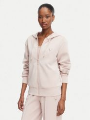 Guess Bluza V4YQ06 KCAY2 Różowy jasny Regular Fit. Czerwone bluzy damskie Guess, l, z aplikacjami, z syntetyku, bez ramiączek, bez kaptura. Za 394.99 zł.