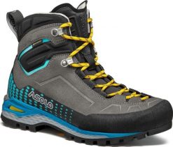 Buty trekkingowe Asolo Freney Evo Mid LTH GV Szare/Niebieskie. Niebieskie obuwie trekkingowe damskie Asolo, z gore-texu, bez zapięcia. Za 1,284.40 zł.