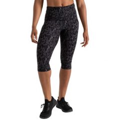 Legginsy Damskie 3/4 Z Nadrukiem Influential Dash. Czarne legginsy damskie Dare 2B, bez wzorów. Za 64.99 zł.