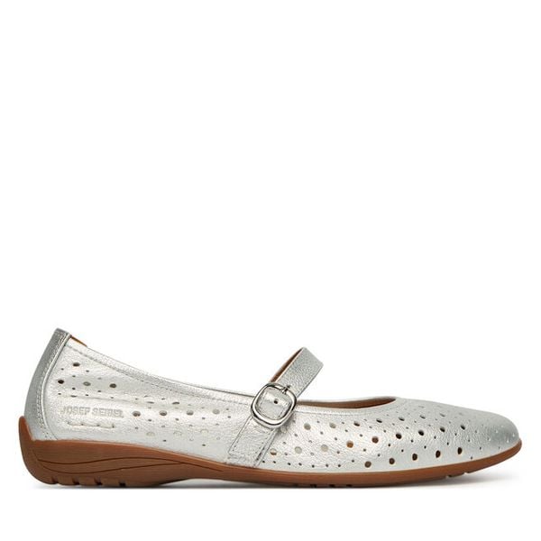 Baleriny Josef Seibel. Szare balerinki damskie Josef Seibel, bez wzorów, bez obcasa, bez zapięcia. Za 276.99 zł.