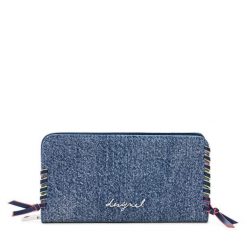Portfel Desigual. Niebieskie portfele damskie Desigual. Za 329.99 zł.