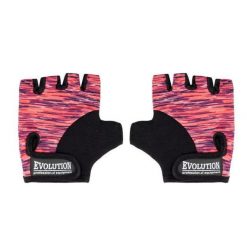 Rękawiczki rowerowe Pink Evolution Professional Equipment. Czarne rękawiczki męskie EVOLUTION PROFESSIONAL EQUIPMENT, bez wzorów, z lycry. Za 23.90 zł.