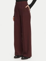 HUGO Spodnie materiałowe Hambala 50569829 Bordowy Regular Fit. Czerwone spodnie materiałowe damskie Hugo, bez wzorów, z materiału. Za 799.99 zł.