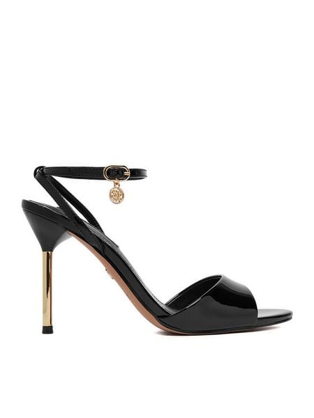Nine West Szpilki EO-CD25-144-1 Czarny. Czarne szpilki damskie Nine West, bez wzorów, z materiału, bez obcasa, na szpilce, bez zapięcia. Za 127.99 zł.