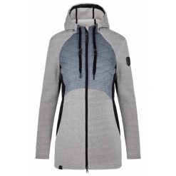 Damski sweter sportowy Loap Galipa szary. Czarne swetry nierozpinane damskie ZSPORT, na zimę, bez wzorów, sportowe, bez kołnierzyka, bez ramiączek. Za 227.99 zł.