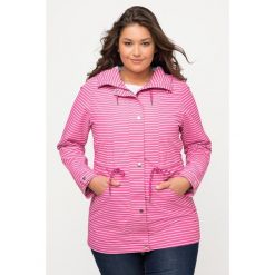 Damskie Kurtka z funkcją ochrony HYPRAR paski nieprzemakalna kaptur. Czerwone kurtki sportowe damskie Ulla Popken, plus size, bez wzorów, z materiału, bez ramiączek, bez kaptura, trekkingowe. W wyprzedaży za 559.99 zł.