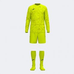 Zestaw koszulka bramkarska, spodenki i skarpety Joma Zamora IX. Zielone skarpety męskie Joma, bez wzorów, z elastanu. Za 357.00 zł.