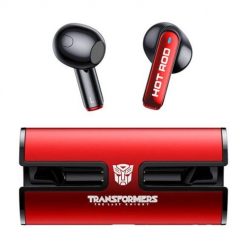 Słuchawki TWS Transformers TF-T02 (czerwone). Czerwone słuchawki bezprzewodowe Transformers. Za 57.00 zł.