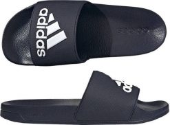 Adidas Klapki adidas Adilette Shower na basen Granatowe 40.5. Klapki męskie Adidas, bez wzorów, bez zapięcia. Za 107.91 zł.