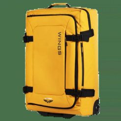 WINGS Walizka miękka duża 28" ROOK yellow. Żółte walizki damskie Wings, bez wzorów, z materiału, duże. Za 399.90 zł.
