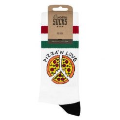 Skarpety American Socks Pizza'n Love wielokolorowe. Białe skarpety męskie AMERICAN SOCKS, bez wzorów. Za 80.37 zł.