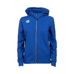 Bluza damska Arena Team Hooded Jacket Panel z kapturem. Niebieskie bluzy damskie ARENA, xs, bez wzorów, z bawełny, sportowe, bez ramiączek, z kapturem. Za 381.50 zł.