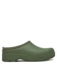 Hunter Klapki WFF1002RMA Khaki. Brązowe klapki damskie Hunter, bez wzorów, z gumy, bez obcasa, bez zapięcia. Za 279.99 zł.