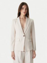 Marella Marynarka Slogan1 2615041211 Écru Slim Fit. Marynarki i żakiety damskie Marella, bez wzorów, z syntetyku, bez kołnierzyka, bez ramiączek. Za 909.99 zł.