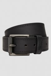 AERONAUTICA MILITARE Czarny skórzany męski pasek, Rozmiar XS. Czarne paski męskie Aeronautica Militare, z materiału, eleganckie. W wyprzedaży za 269.99 zł.