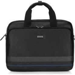 Torba na laptopa. Czarne torby na laptopa damskie Wittchen, bez wzorów, ze skóry. W wyprzedaży za 559.90 zł.