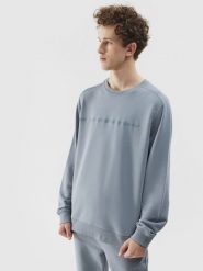 4F Bluza dresowa nierozpinana bez kaptura męska - szara M. Szare bluzy męskie 4F, m, bez wzorów, z bawełny, klasyczne, bez ramiączek, bez kaptura. W wyprzedaży za 79.99 zł.