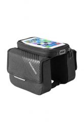 Torba rowerowa Combocase. Czarne torby na ramię męskie ROCKBROS, z materiału, na ramię. Za 64.99 zł.
