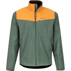 Kurtka funkcyjna "Macchia" w kolorze zielono-pomarańczowym. Brązowe kurtki męskie Marmot, m, bez wzorów, z materiału, bez kaptura. W wyprzedaży za 395.95 zł.