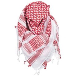 Chusta arafatka z bawełny. Białe szaliki męskie MFH, bez wzorów, z bawełny. Za 27.99 zł.