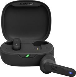 Słuchawki JBL Wave Flex TWS czarne (JBLWFLEXBLK). Czarne słuchawki bezprzewodowe JBL. Za 284.82 zł.