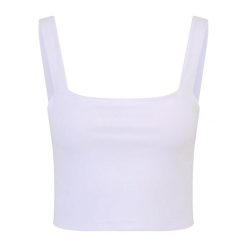 Top Damski Cropped 2pak. Białe topy damskie Urban Classics, l, bez wzorów, sportowe, bez kołnierzyka, bez ramiączek. Za 122.99 zł.