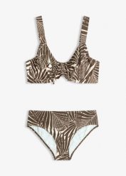 Bikini minimizer z wyściełanymi ramiączkami (2 części). Białe stroje kąpielowe damskie bonprix, bez wzorów. Za 132.99 zł.