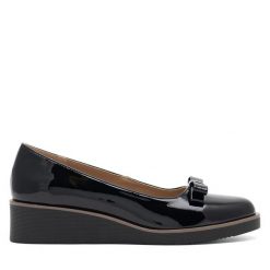 Baleriny Clara Barson. Czarne balerinki damskie Clara Barson, bez wzorów, bez obcasa, bez zapięcia. Za 83.99 zł.