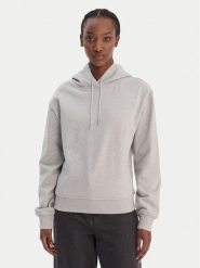 Calvin Klein Jeans Bluza LV047C224G Szary Regular Fit. Szare bluzy damskie Calvin Klein Jeans, m, bez wzorów, z bawełny, bez ramiączek, bez kaptura. Za 369.99 zł.