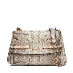 Torebka Guess. Brązowe torebki do ręki damskie Guess, z aplikacjami, bez dodatków. Za 589.99 zł.