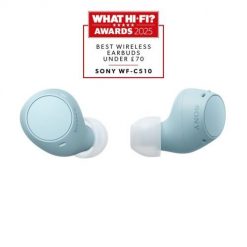Sony WF-C510 Zestaw słuchawkowy True Wireless Stereo (TWS) Douszny Połączenia/Muzyka/Sport/Codzienność Bluetooth Niebieski. Niebieskie słuchawki bezprzewodowe SONY. Za 275.99 zł.