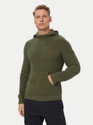 Aeronautica Militare Sweter 262MA1665UL00409 Khaki Regular Fit. Brązowe swetry męskie Aeronautica Militare, m, bez wzorów, z bawełny, bez kołnierzyka, bez ramiączek. Za 749.99 zł.
