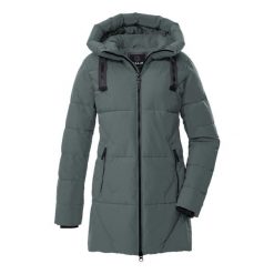 Parka damska z kapturem Killtec GW 30. Szare parki damskie GIGA DX, m, bez wzorów, z dzianiny, z kapturem. Za 570.00 zł.