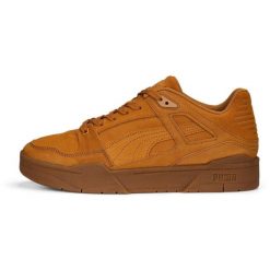 Buty sportowe męskie Puma SLIPSTREAM SUEDE. Brązowe buty sportowe męskie Puma, bez wzorów, bez zapięcia. Za 590.00 zł.