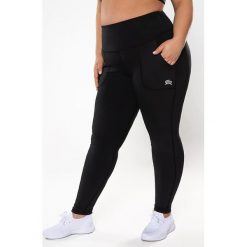 Legginsy fitness damskie Rough Radical Cosy Plus size. Czarne legginsy damskie ROUGH RADICAL, bez wzorów. Za 159.90 zł.