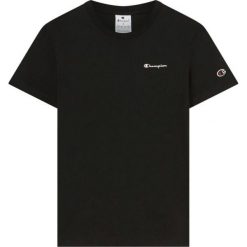 T-shirt Damski. Czarne t-shirty damskie Champion, bez wzorów, casualowe, bez kołnierzyka, bez ramiączek. Za 134.99 zł.