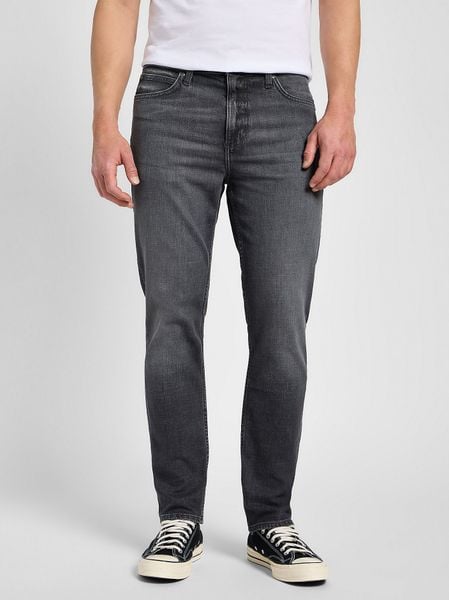 Męskie Spodnie Jeansowe Lee Austin Dark Smoke 112355803, W34 L34. Szare spodnie materiałowe męskie Lee, bez wzorów, z bawełny. Za 239.99 zł.