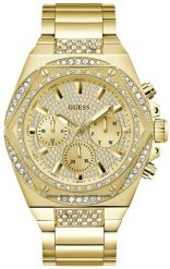 Zegarek męski Guess GW0899G2 CYRKONIE złoty. Żółte zegarki męskie Guess, z aplikacjami, złote. Za 1,571.90 zł.