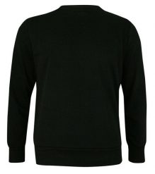 Bluza Czarna, Okrągły Dekolt, bez Kaptura, bez Nadruku, Jednokolorowa, Męska -Brave Soul. Czarne bluzy męskie Brave Soul, m, bez wzorów, z bawełny, klasyczne, bez ramiączek, bez kaptura. Za 89.00 zł.