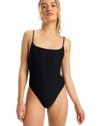 Strój kąpielowy jednoczęściowy damski ROXY Camilo. Szare stroje kąpielowe damskie Roxy, s, bez wzorów, z elastanu. Za 249.99 zł.