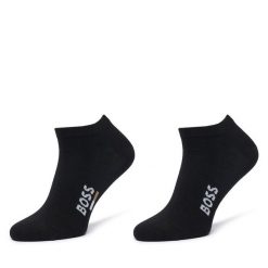 Skarpety krótkie BOSS. Czarne skarpety męskie Boss, bez wzorów. Za 59.99 zł.