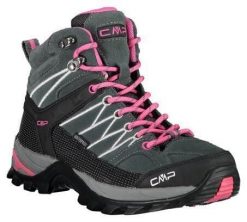 Buty trekkingowe dla kobiet CMP RIGEL MID WP. Czarne obuwie trekkingowe damskie CMP, z gumy, bez zapięcia. Za 319.09 zł.