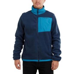 Sweter polarowy męski Fundango Haven Hybrid. Niebieskie swetry męskie FUNDANGO, m, bez wzorów, z polaru, sportowe, bez kołnierzyka, bez ramiączek. Za 419.90 zł.