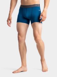 Bokserki Sensor Coolmax Tech Boxers 3 pack. Niebieskie bokserki męskie Sensor, bez wzorów, z jedwabiu. Za 296.99 zł.