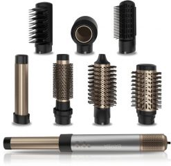 Lokówko-suszarka do włosów 8w1 Cecotec Bamba CeramicCare AirGlam Aluminium. Lokówki Cecotec. Za 513.41 zł.