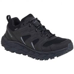 Buty trekkingowe męskie Karrimor Kestral Low. Czarne buty zimowe męskie Karrimor, bez wzorów, z materiału, bez obcasa, bez zapięcia. Za 414.99 zł.