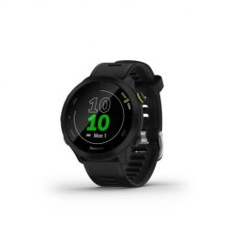Zegarek sportowy Garmin Forerunner 55 Black. Czarne, cyfrowe zegarki sportowe Garmin, bez wzorów, na fitness i siłownię. Za 723.99 zł.