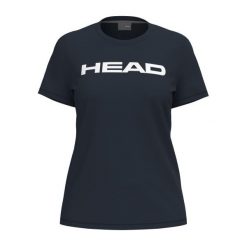 Koszulka damska Head Club Original. Niebieskie bluzki damskie Head, bez wzorów, sportowe, bez kołnierzyka, bez ramiączek. W wyprzedaży za 117.00 zł.