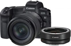 Lustrzanka Canon Canon EOS R + RF 24-105mm F4-7.1 IS STM + Mount Adapter EF-EOS R. Lustrzanki cyfrowe Canon. Za 10,408.15 zł.