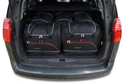 Torby Do Bagażnika Peugeot 5008 2009-2016 5Szt Kjust. Czarne torby podróżne damskie KJUST, bez wzorów, z kauczuku. Za 1,546.00 zł.